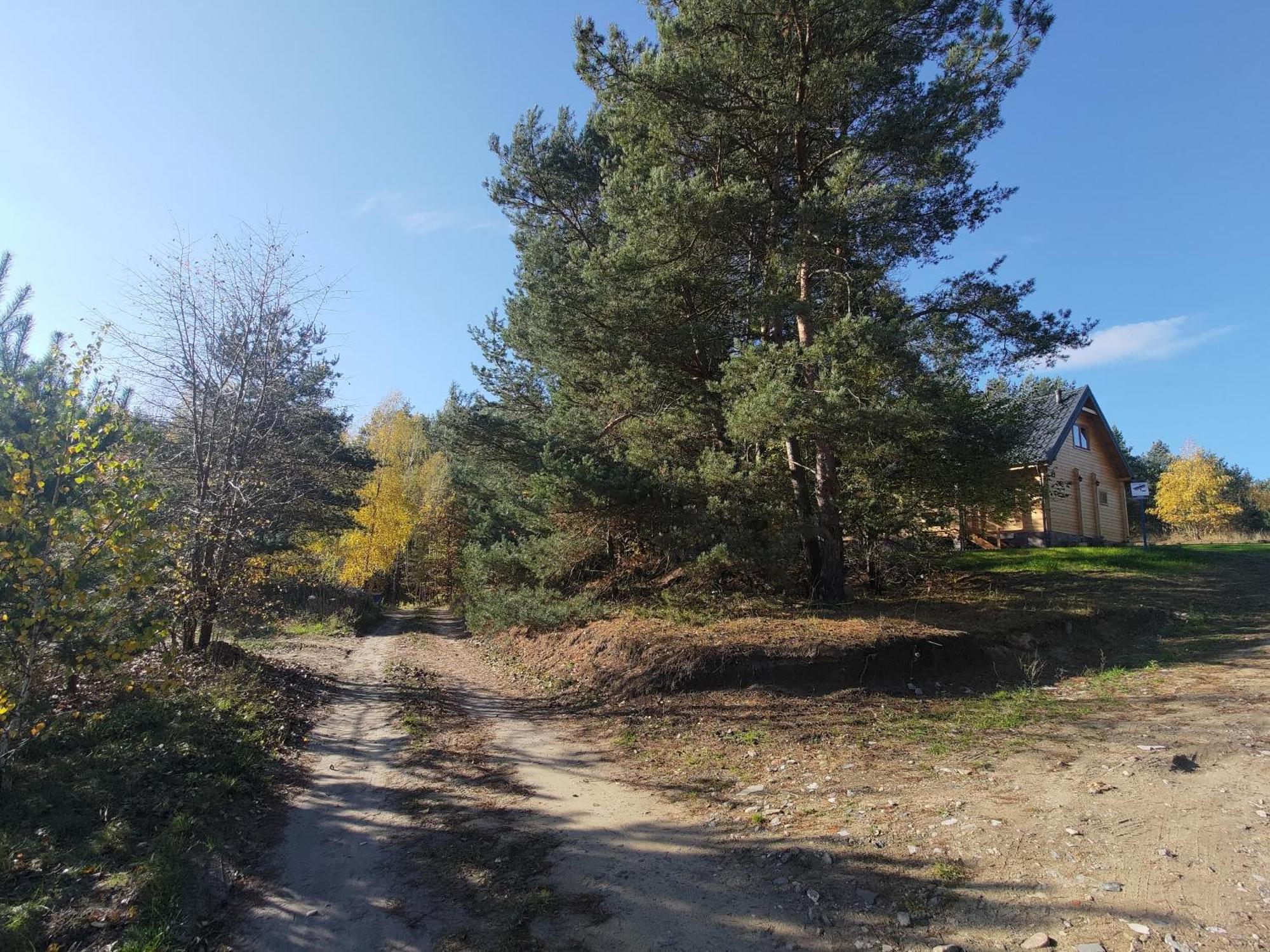 Mazurska Bania U Pana Szeptuna - Drewniany Dom Na Skraju Lasu Lidzbark Welski Exterior photo